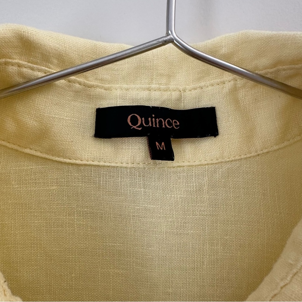 QUINCE EUROPEAN LINEN CAMP SHIRT - Picture 4 of 5